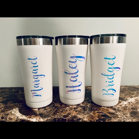 Custom Hologram Name Yeti Tumblers Bridesmaids - Picture 7 of 8